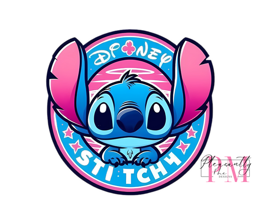 Disney Stitch Tumbler Template